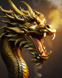 Gold Custom Cribl Stream Function Dragon giving ominous warning